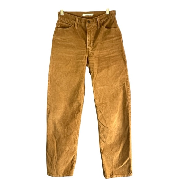 LEVI'S '94 Baggy Corduroy Pants Dijon / Golden Brown Size 25 - Picture 2 of 12